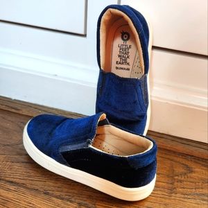 Old Soles blue velvet sneakers 25 9